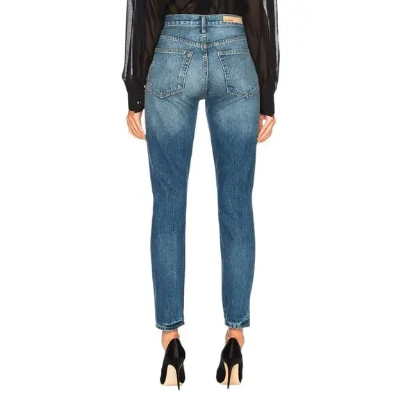 GRLFRND Karolina distressed skinny leg high rise jeans Close To You Sz 23 P NEW - Picture 3 of 8